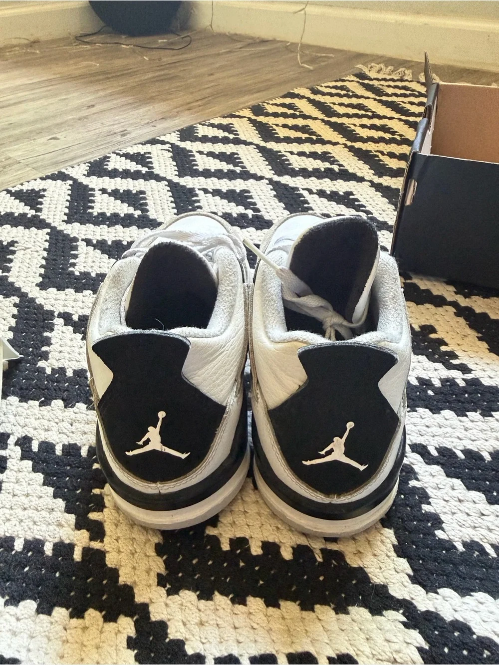Jordan Kids Military Black Sneakers 3Y